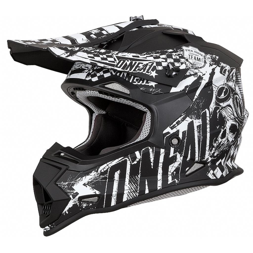 Шлем кроссовый детский ONEAL 2SERIES RIDER Термопластик, Matt Black/White