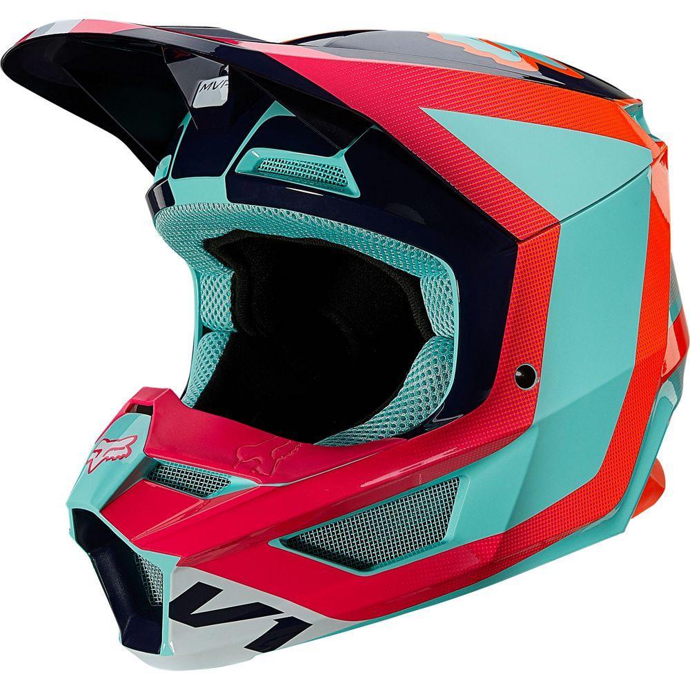 Мотошлем подростковый Fox V1 Voke Youth Helmet Aqua