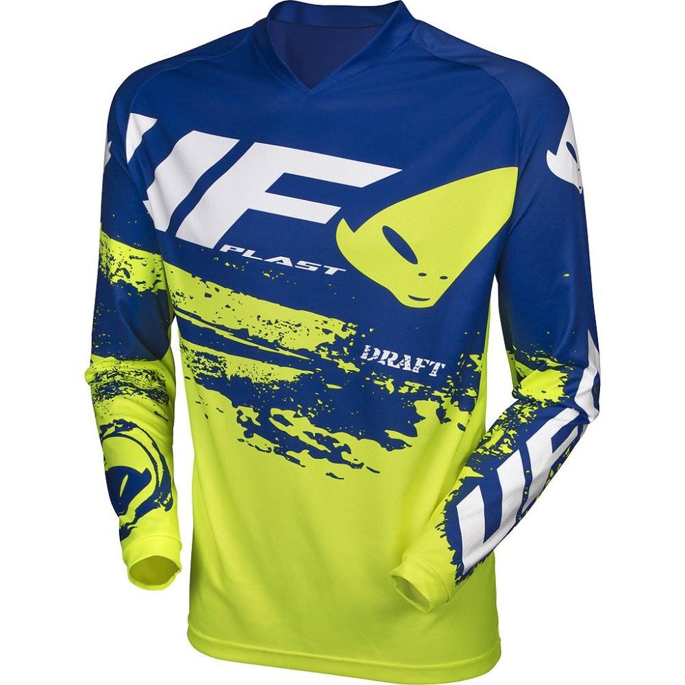 Мотоджерси UFO DRAFT JERSEY Yellow Fluo Мотоджерси UFO DRAFT JERSEY Yellow Fluo