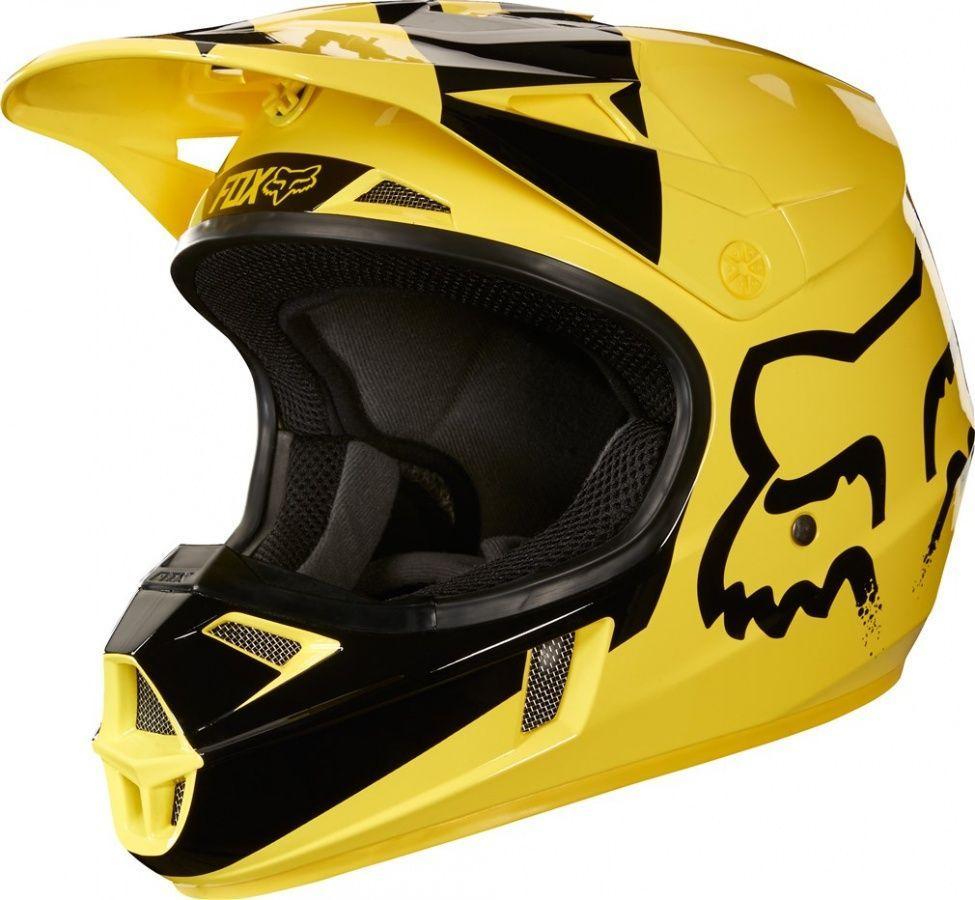 Шлем подростковый Fox V1 Мastar Youth Helmet Yellow